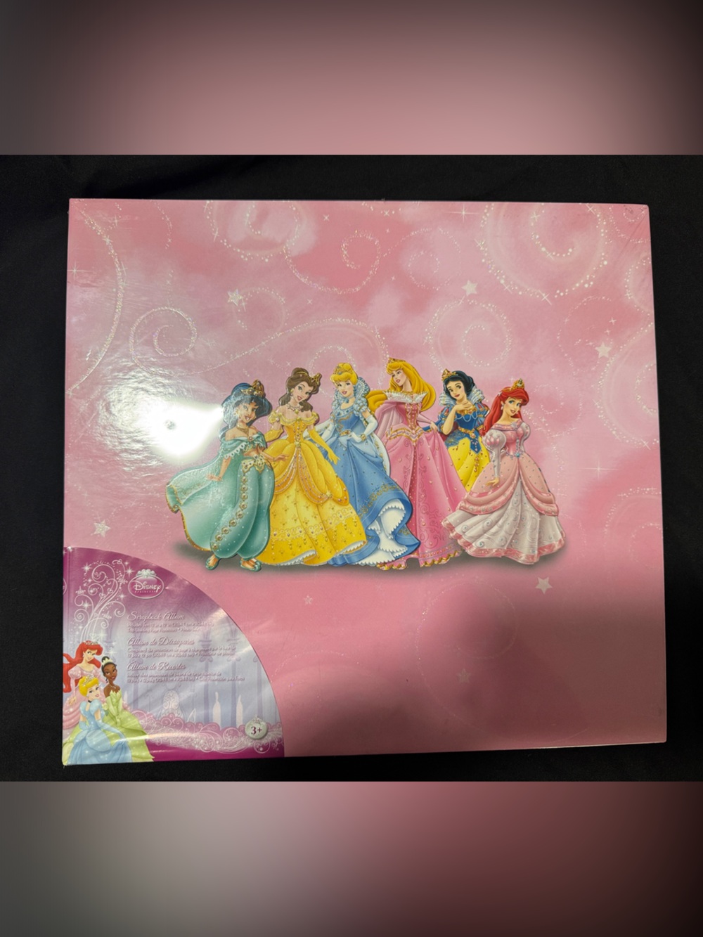 Disney Classic Princess Pink 12 x 12 scrapbook photo album